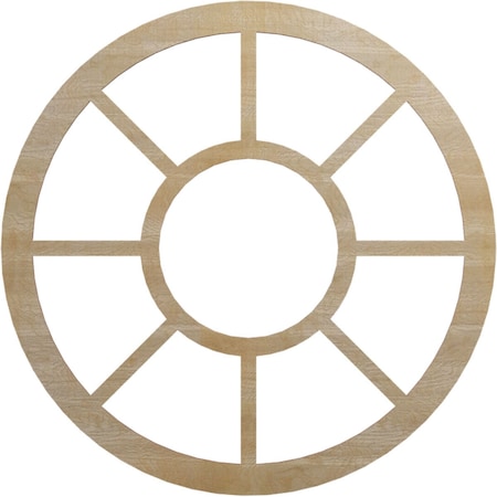 Ekena Millwork Grace Wood Fretwork Pierced Ceiling Medallion, Hickory, 32"OD x 11 5/8"ID x 3/8"T CMWP32X0375GRHI